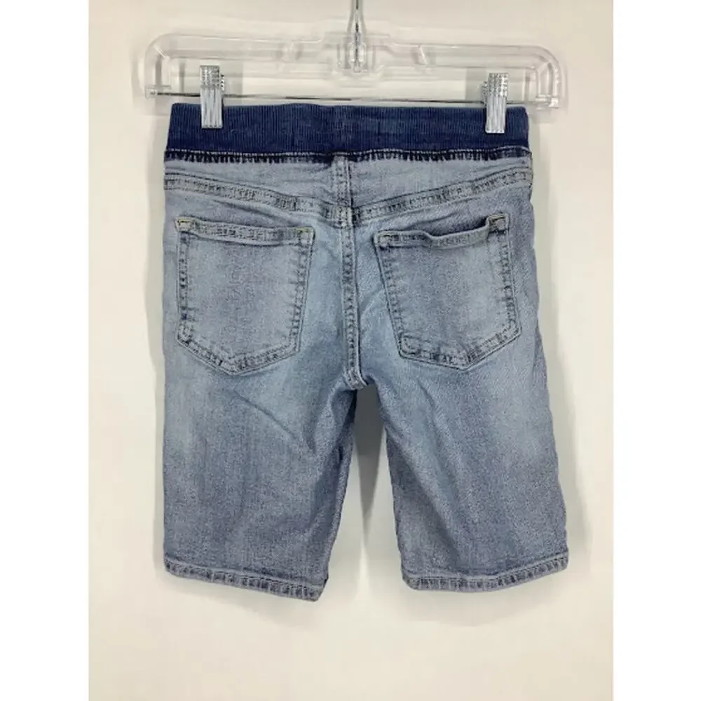 Old Navy Boys Karate Slim Stretch Denim Jean Shorts Kids Youth Size Medium